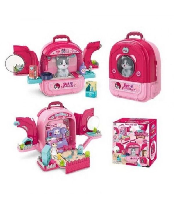 Іграшка Рюкзак 3в1 Лікарня домашніх тварин
