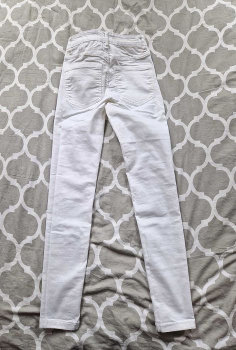 Spodnie białe Sinsay rozm 32