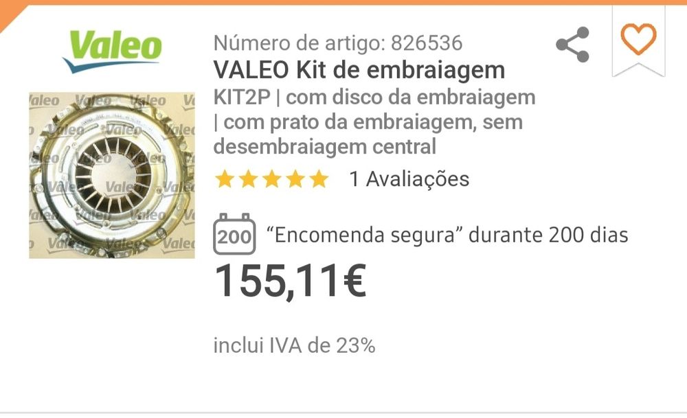 VALEO Kit embraiagem