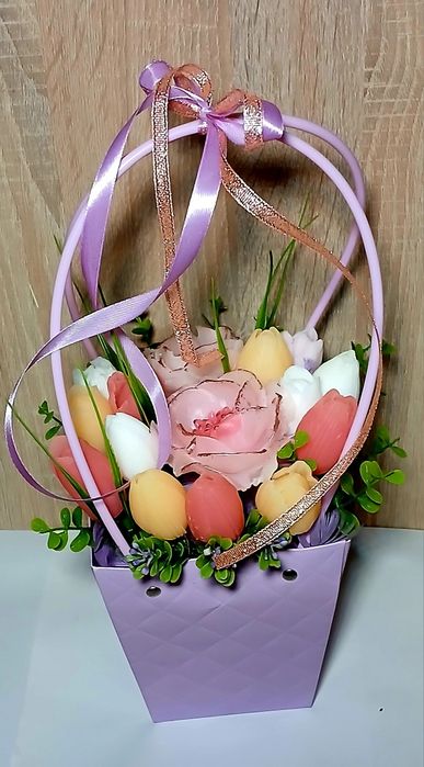 Мильні квіти в букетах