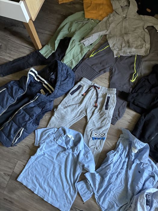 Paka ubrań 110 116 h&m smyk i inne zestaw paczka