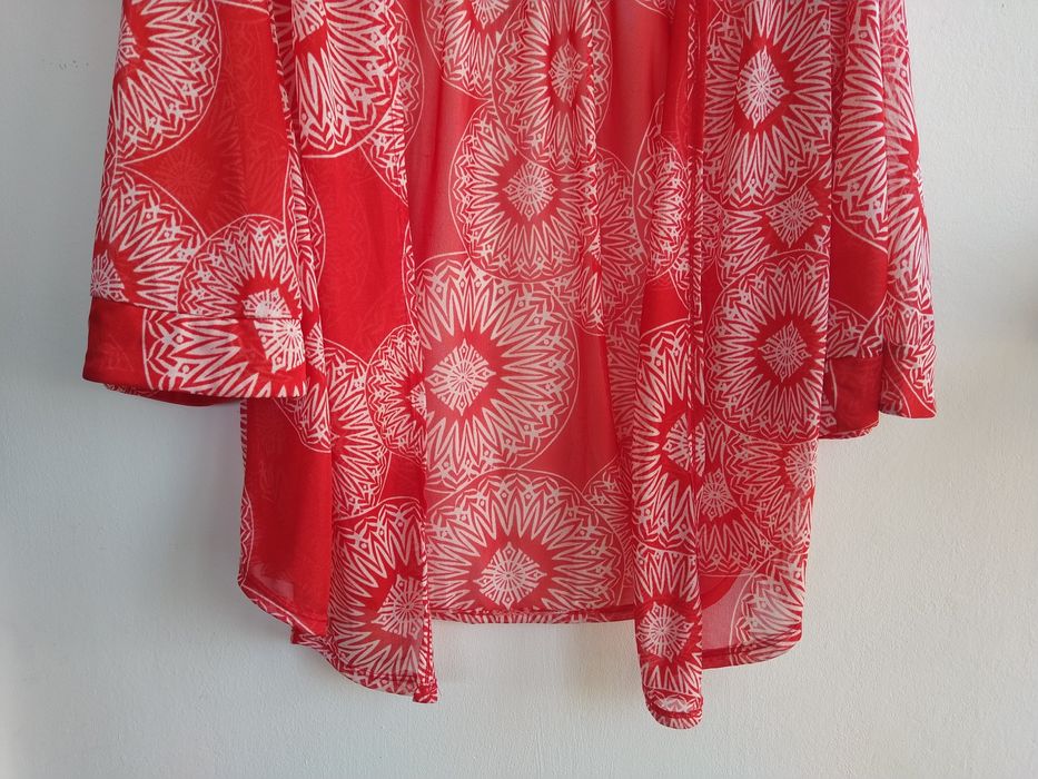 Conjunto Quimono / Kimono boho chic + colar vermelho- Primark - Tam.40