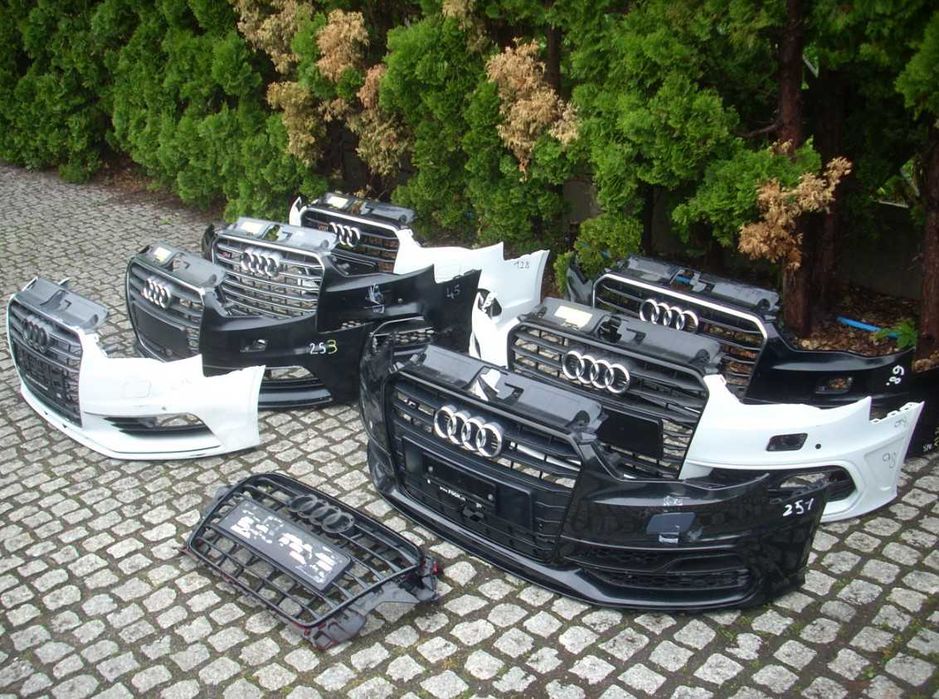 Audi A3 8V Передний бампер В ЦВЕТ S-LINE разборка ауди а3 8в
