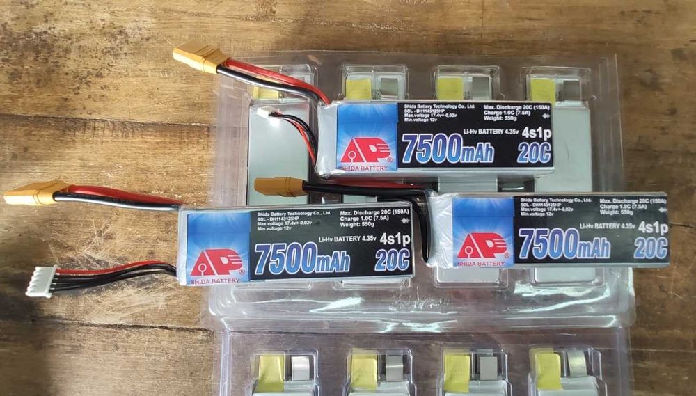 Акумулятор LiHv 7900mah 20c. Комірка LiPo 7500мАг20с. H1143125 для FPV.  Батарея для DJI Mavic4, Matrice 4T Акумулятор для дрона. Спарка 4s1p