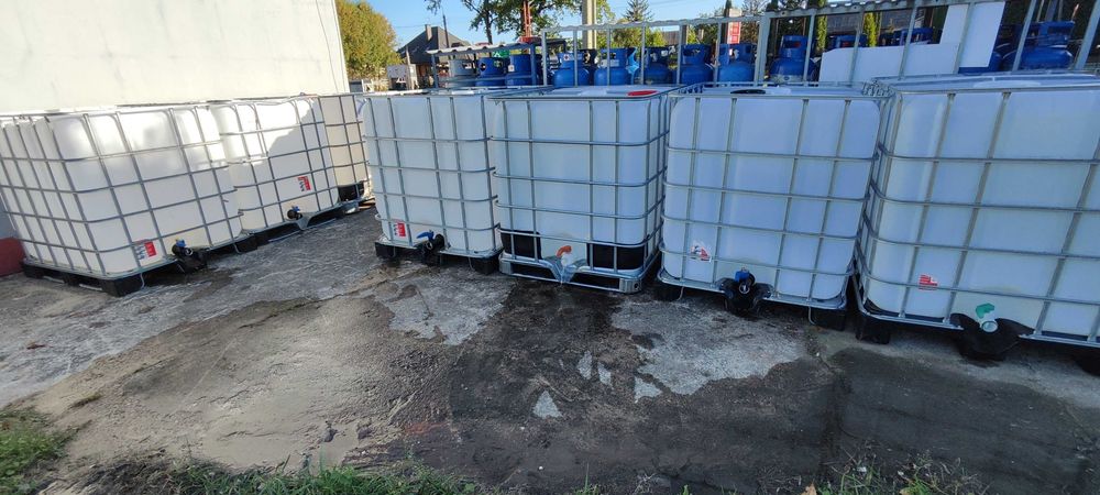 Zbiornik na wodę beczki 1000L 220L IBC czyste paliwo melasa RSM Dowóz!