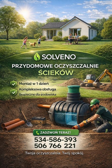 Przydomowe oczyszczalnie ścieków . Oczyszczalnia ścieków.