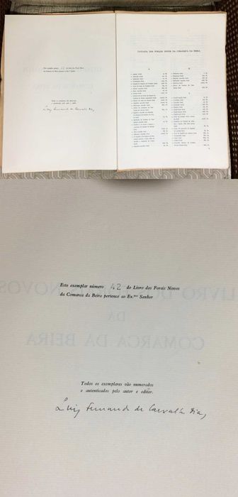 Fascículos dos FORAIS Manuelinos do Reino de Portugal e do Algarve