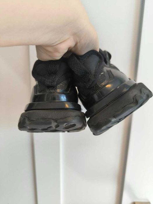 Nike React Vision D/MS/X Triple Black кросівки 36,5–37, устілка 23,5 см, чорні масивні Найк Nike React Vision D/MS/X Triple Black кроссовки