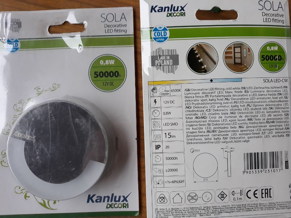 Osw schodowe LED Kanlux Sola 12V