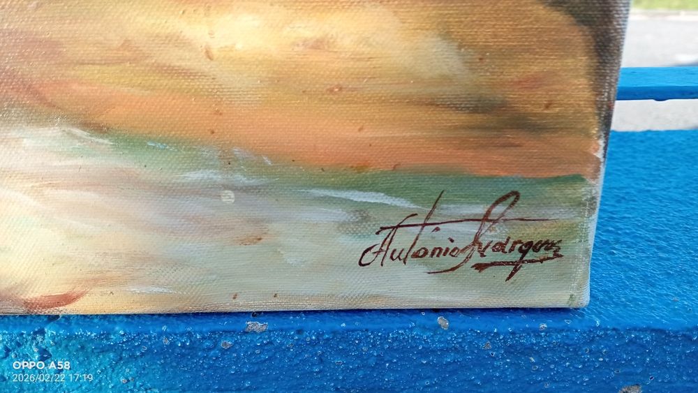 Pintura a óleo de António Marques