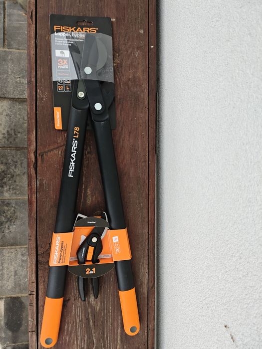 Fiskars zestaw nowych sekatorów L78 + P26