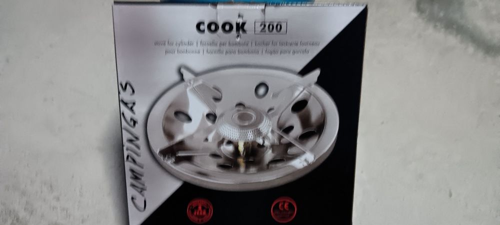 Fogão e garrafa campi gaz