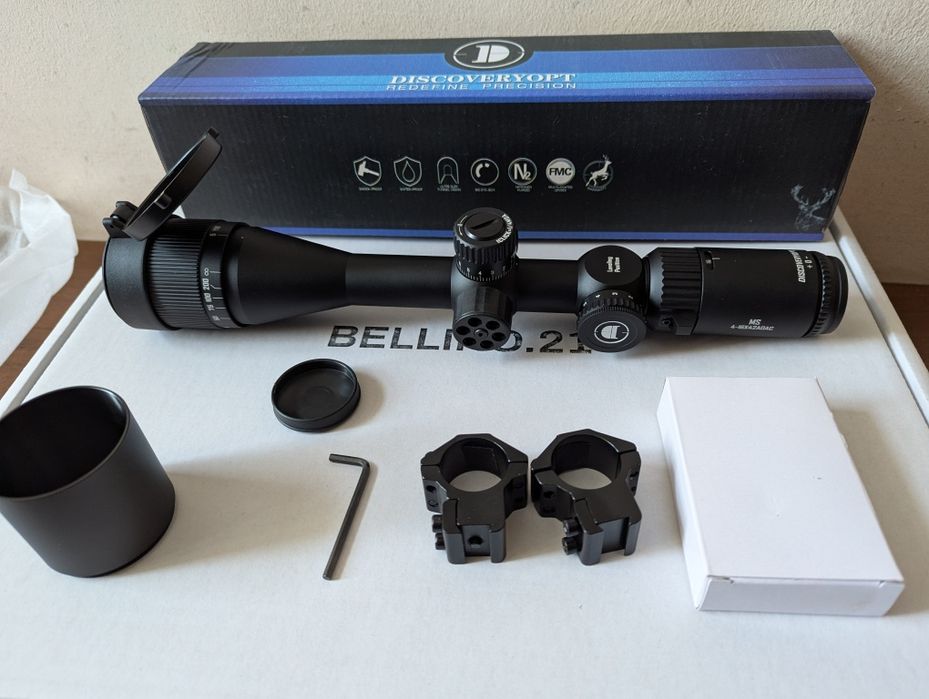 Приціл оптичний MS 4-16x42 AOAC Оптика Прицел Нові Discovery з підсвіч