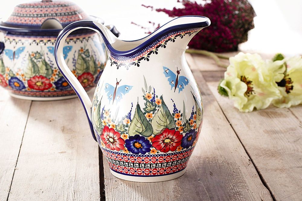 Dzbanek do wody i napojów Bolesławiec 1,7 l - wzór 149 ART.