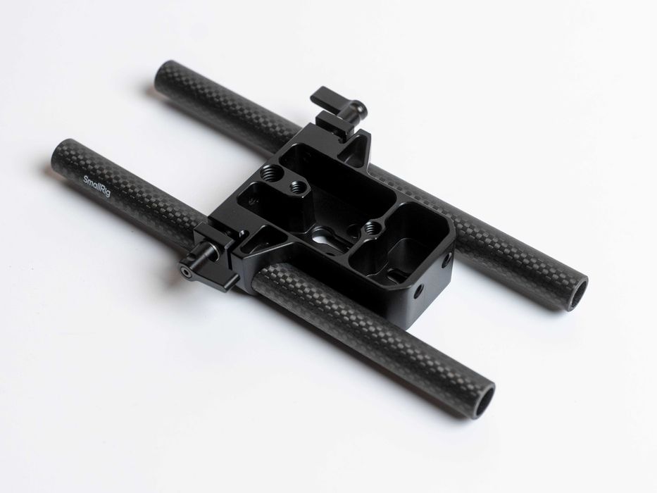 База Smallrig 5609 Bottom base plate з 15мм карбоновими направляючими | Rail Rod