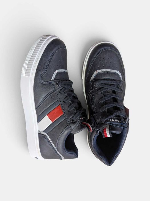 Tommy Hilfiger sneakersy granatowe na zamek rozm. 36