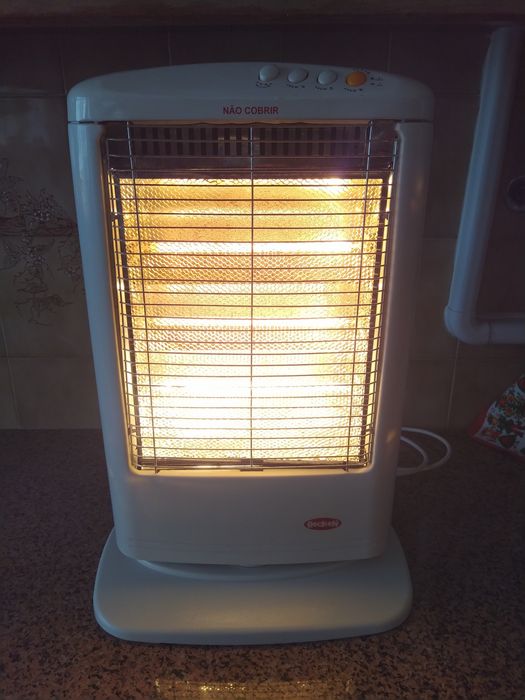 Aquecedor radiador de halogénio casa quarto sala apartamento vivenda.