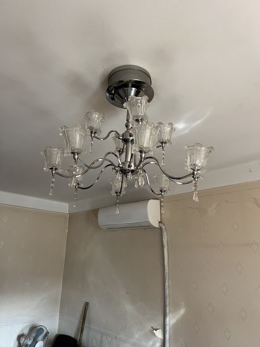 Продам люстру с трансфораторматором 220/12