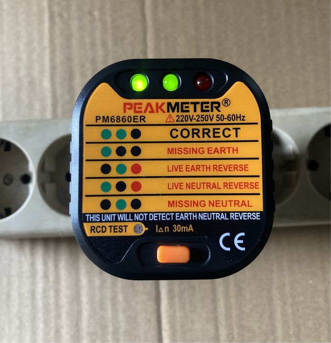 Tester gniazdek PeakMeter PM6860ER