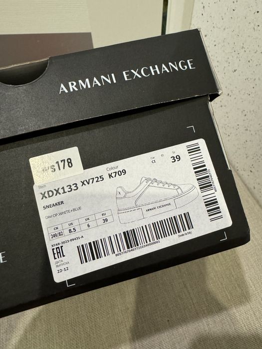 Кеды Armani Exchange