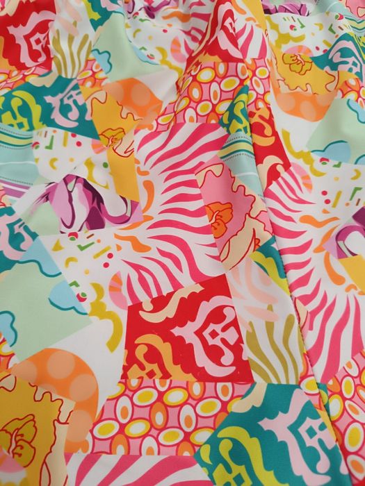 Calções com padrão tamanho S