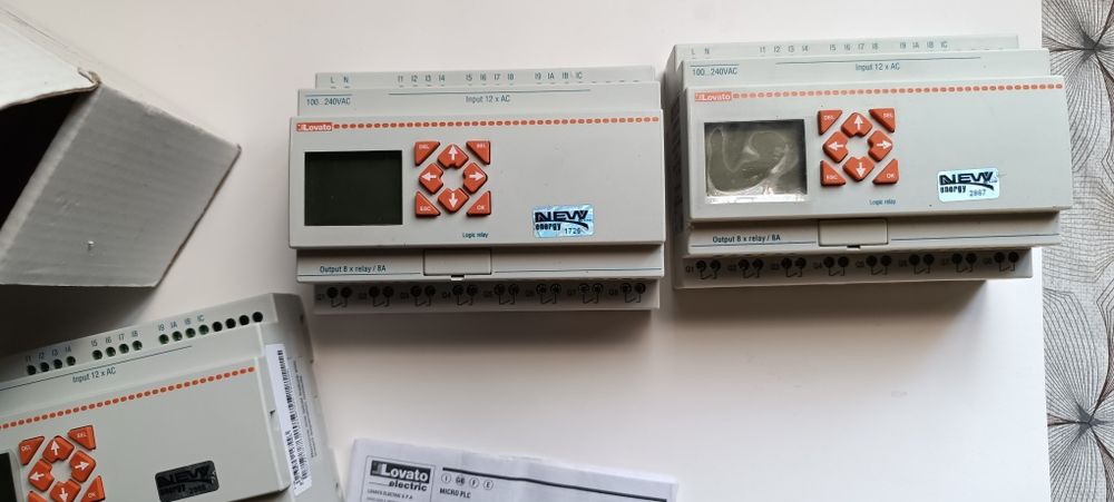 Przekaźnik programowalny,PLC, sterownik lovato LRD, lader, drabinkowy