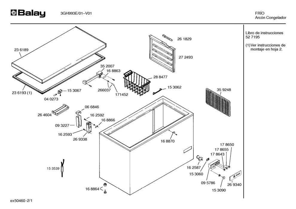 Arca congeladora Balay 3GH994E