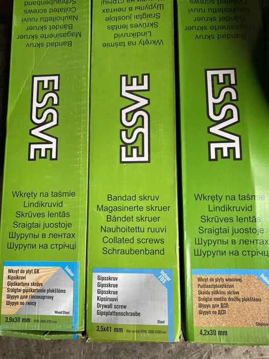 Шурупы в ленте Esse-30,41 hilti 25,35,45,55