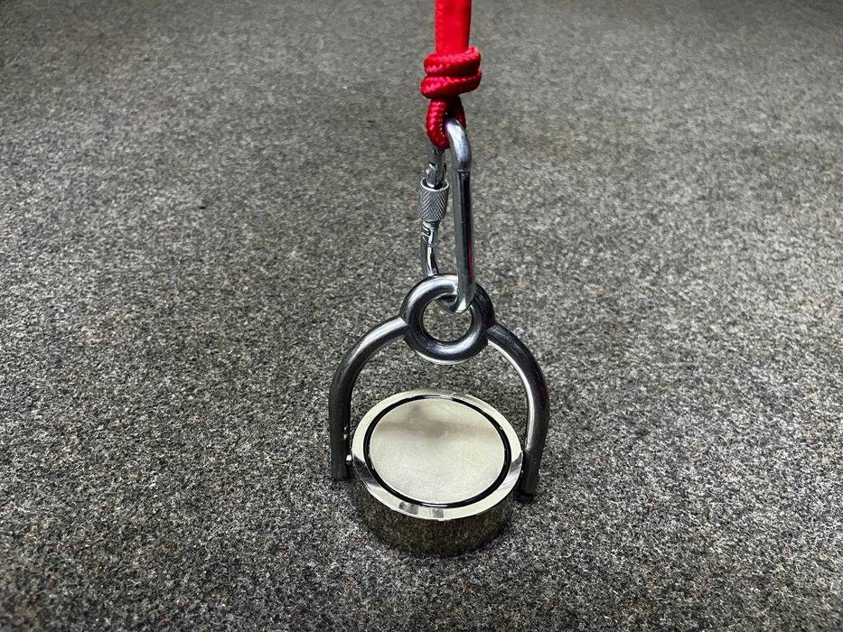 250кг Магніт + Мотузка | Двосторонній | Сильний | Неодимовий | LNM75-4