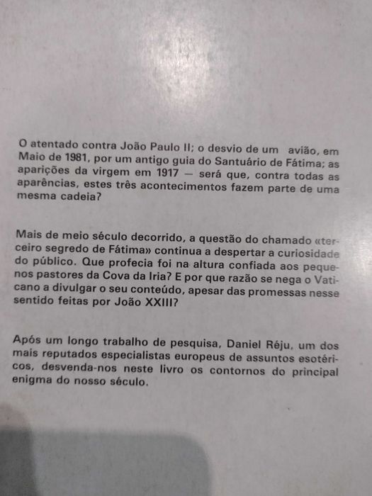 O Terceiro Segredo de Fátima - Daniel Réju