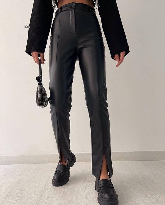 Штани з екошкіри розмір s-m