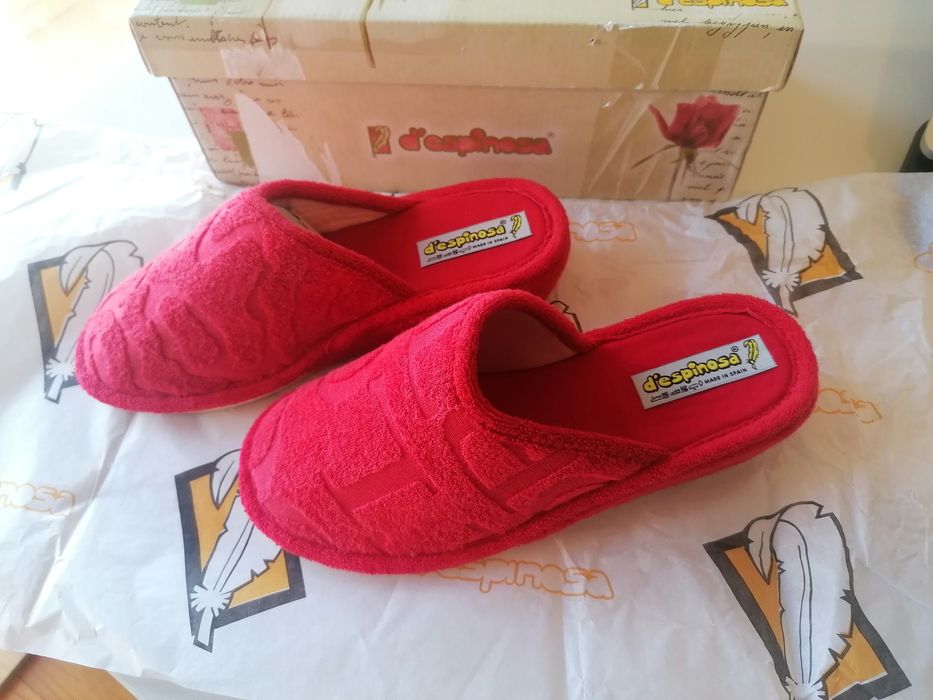 Chinelos Senhora Vermelho D'espinosa
