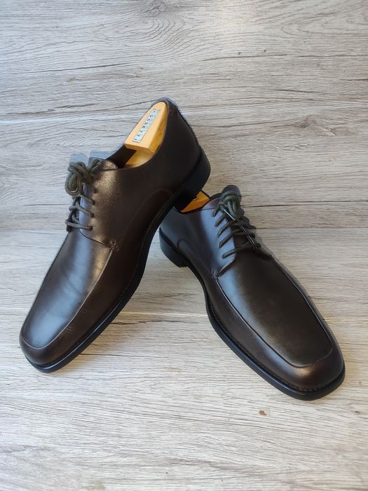 Calvin Klein 44р туфли мужские ботинки кожаные Италия