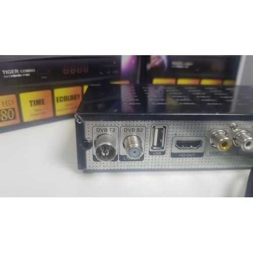 Комбинированный тюнер приставка ресивер Tiger Combo HD DVB-S/S2/T/T2/C