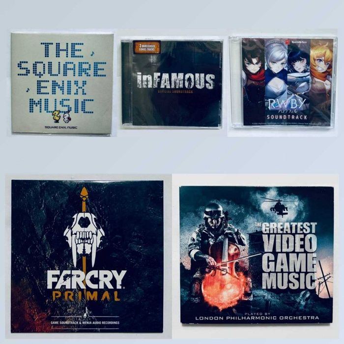 Ігрова література, Audio CD, Video-диски, DVD / BD