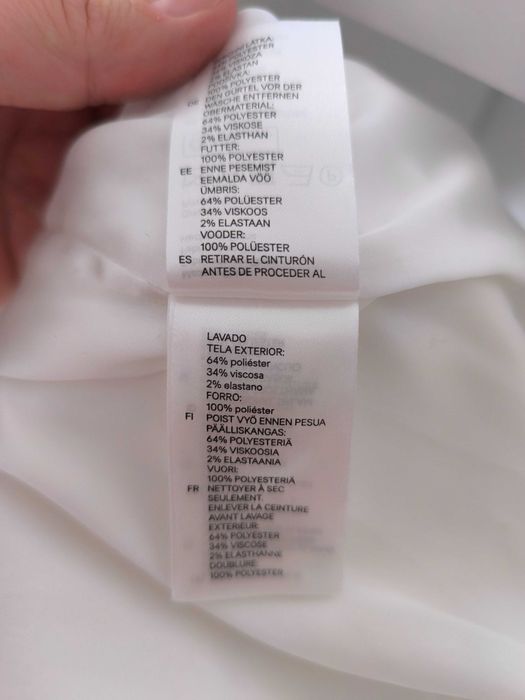 Жіночий піджак молочного кольору розмір 40 H&M