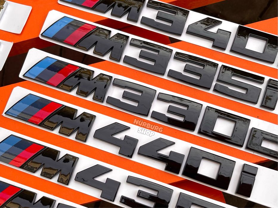 Шильд эмблема на багажник BMW M 320 330 335 340 435 440 235 240 i d