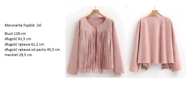 Marynarka z frędzlami