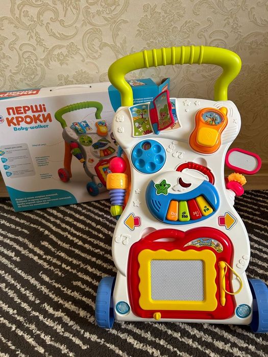 Дитячі ходунки-каталка «Перші кроки» Baby-walker