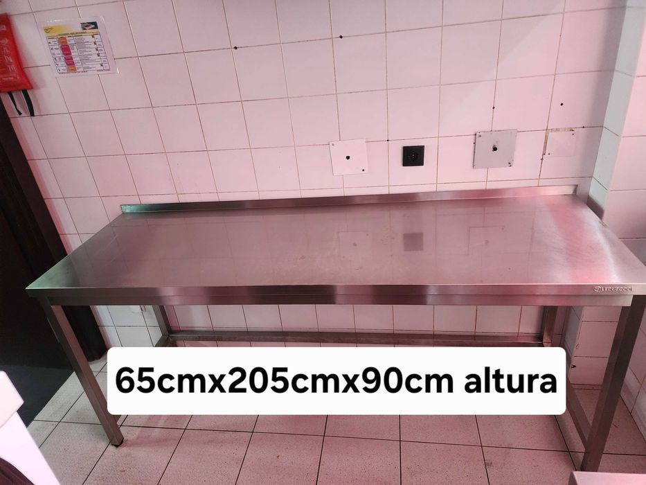 Bancada inox restauraçao