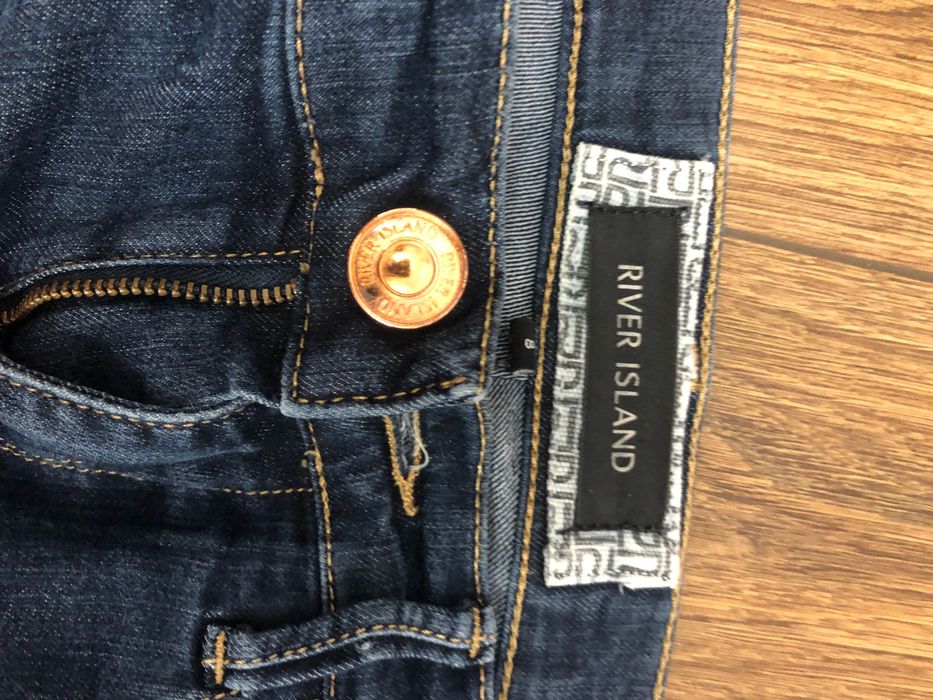 Jeansy spodnie niebieskie skinny
