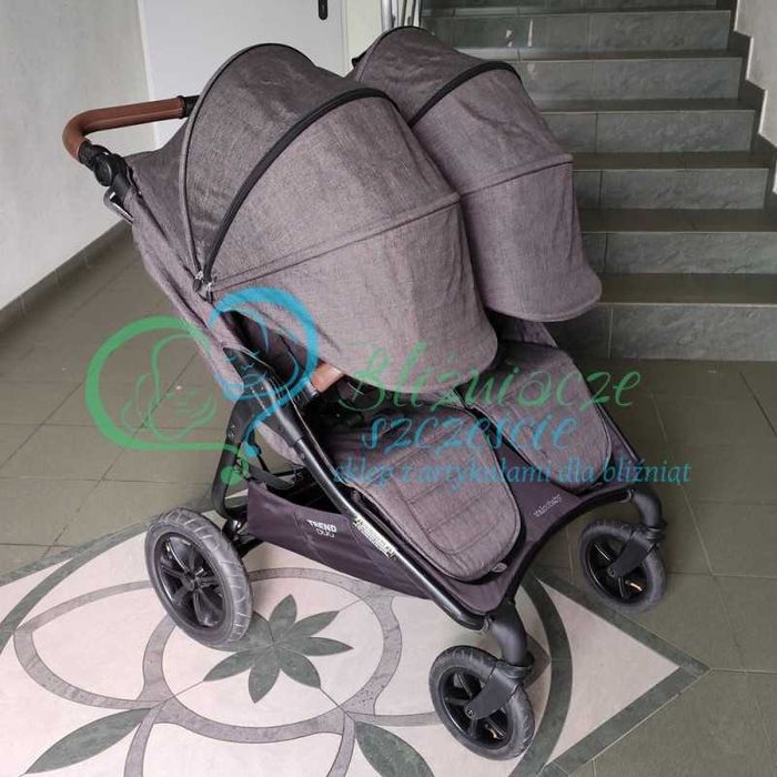 Wózek bliźniaczy 2w1 KOMIS
