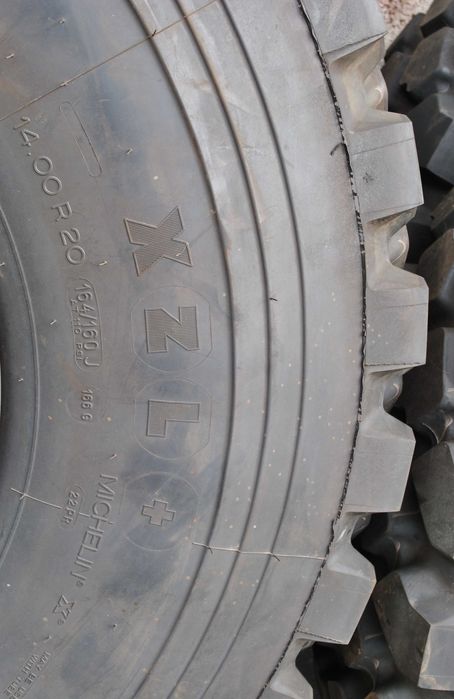 NOWE Opony 14.00 R20 Michelin XZL 4szt Zimowe Ciężarowe do dźwig,
