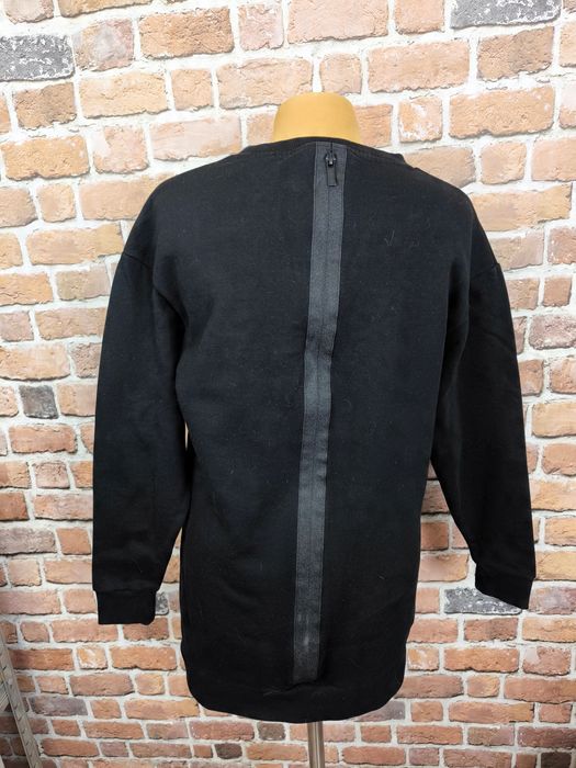 Diverse dłuższa bluza pullover czarna ocieplana s