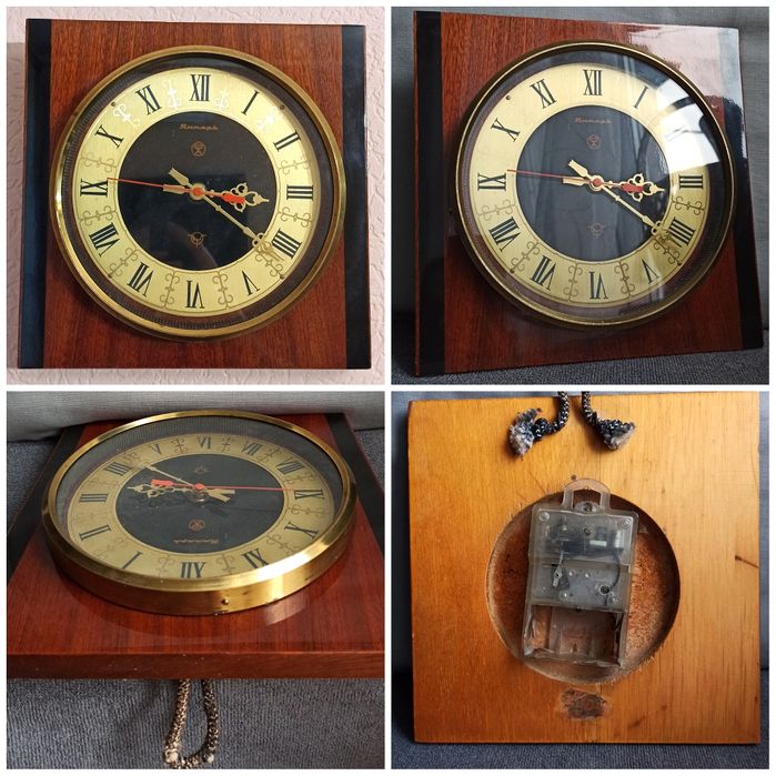 Настенные часы "Маяк", "Янтарь", "Молния"