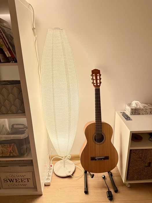 Lampa podłogowa Ikea Solleftea papierowa owalna