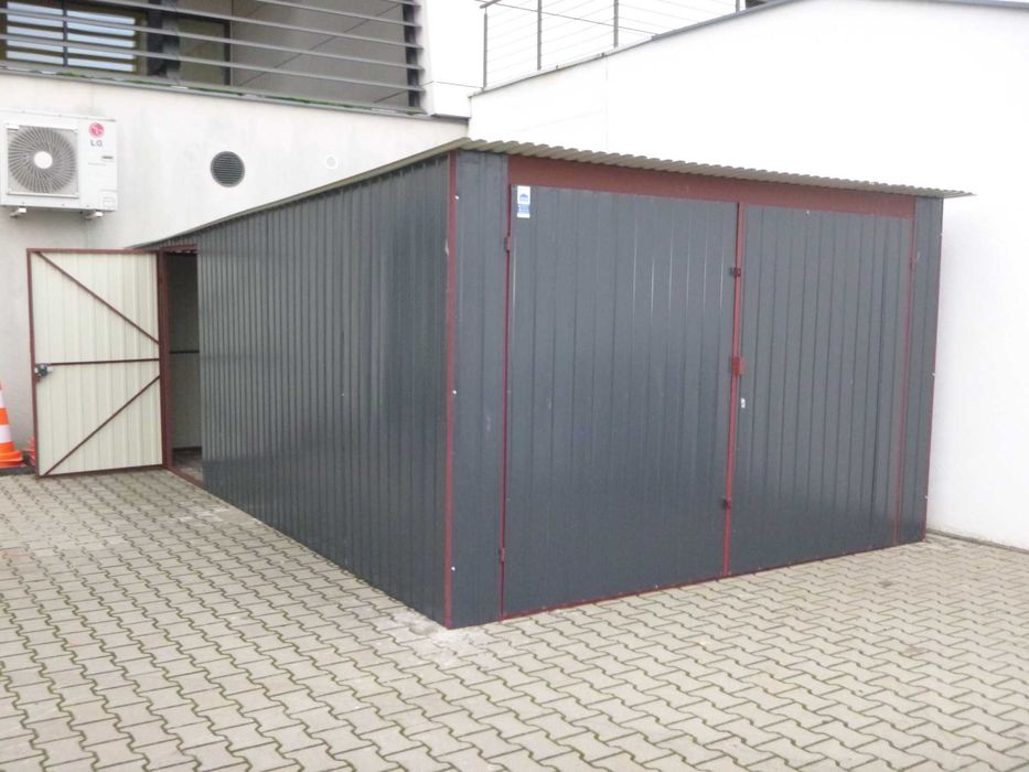 Garaż blaszany 3x5 m Ocynkowany Garaż Blaszak Wzmocniony Garaże blaszane 3x5 3x6 4x5 4x6 6x5 6x6 PRODUCENT