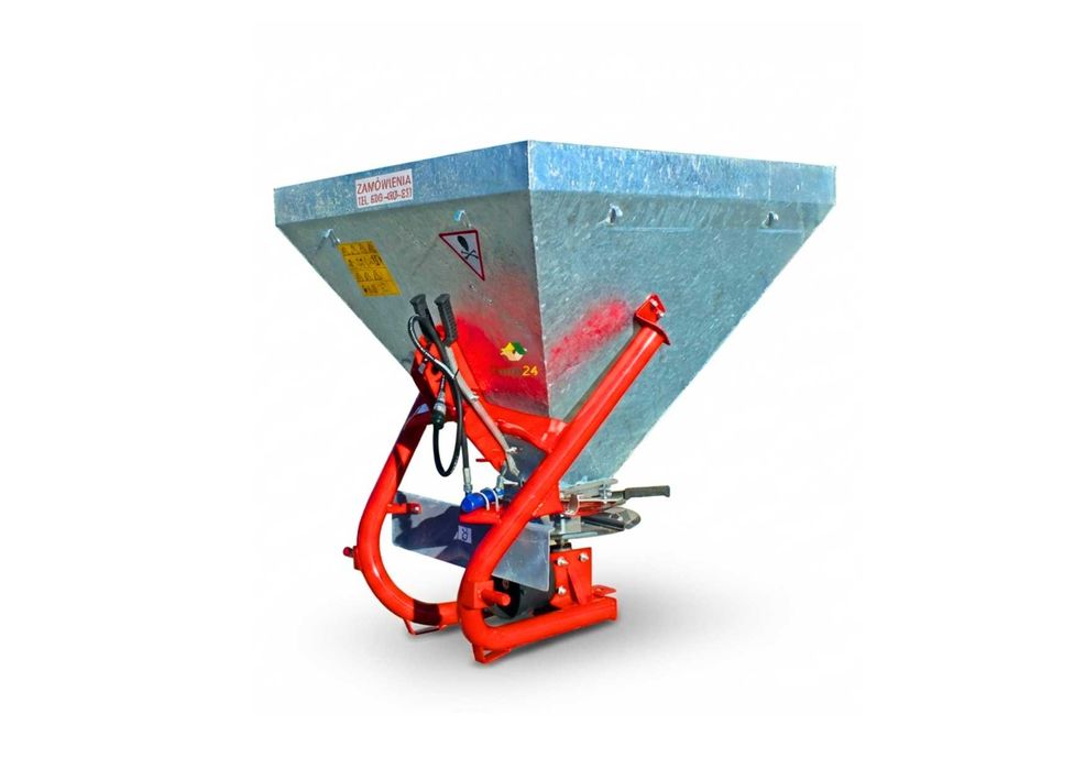 Rozsiewacz 500L OCYNK Siewnik nawozu Lejek Siewka Rozsiewacz nawozów