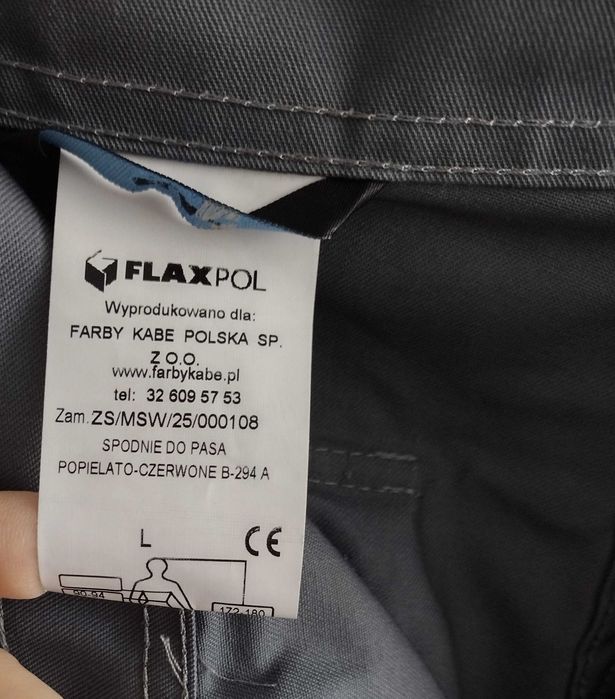 Odzież robocza. Spodnie plus koszulka