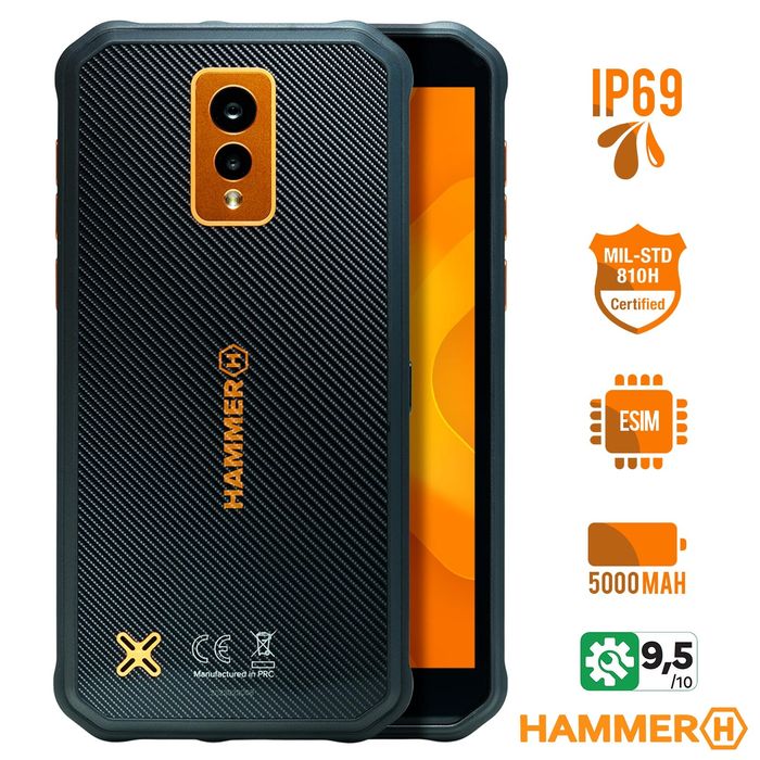 Hammer X 64GB Anti-Choque/Agua bateria alta capacidade